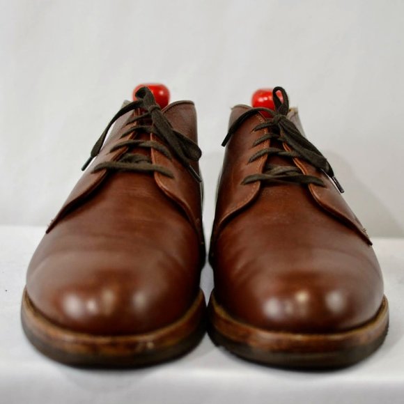Incredible Vtg DACK's Made Canada Brown Leather Chukka Boots Vibram Gumsole 10.5 - Picture 2 of 10